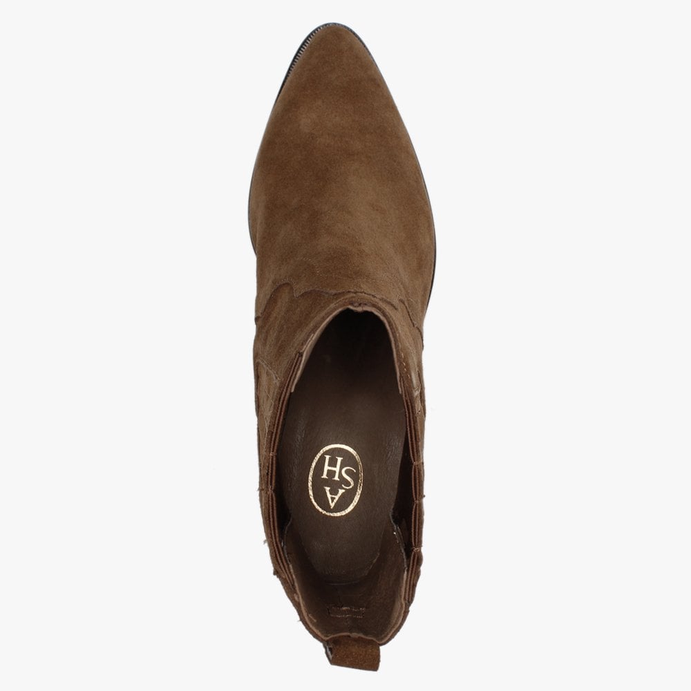 Future Russet Suede Ankle Boots