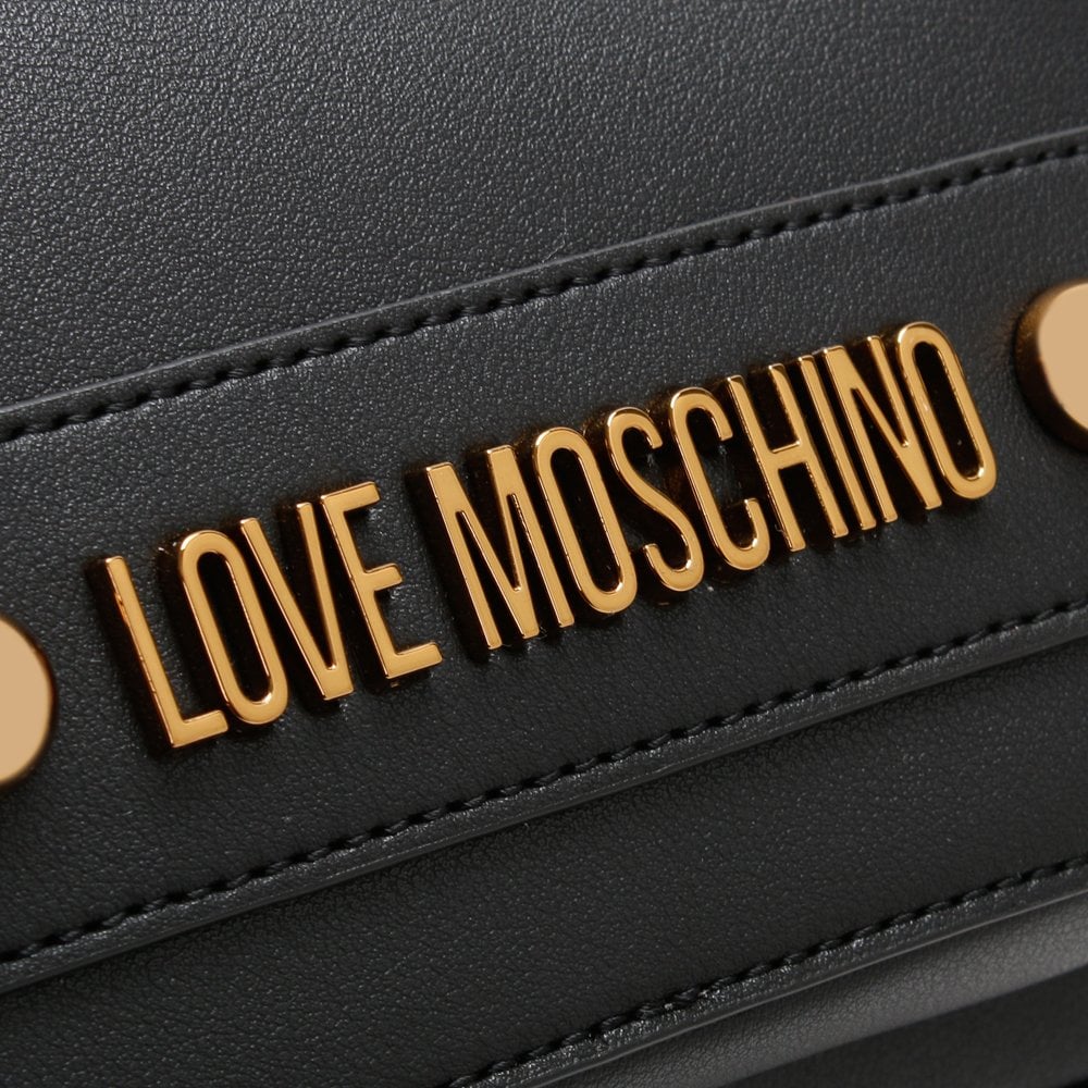 Stud Logo Black Backpack
