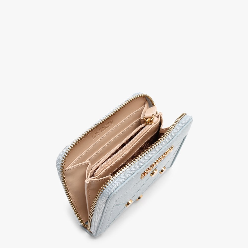 Studded Blue Coin Purse