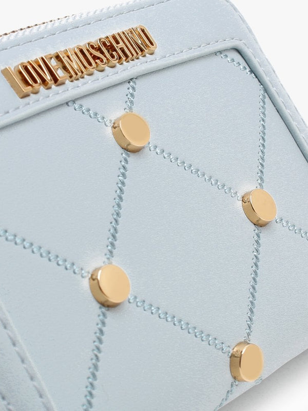 Studded Blue Coin Purse