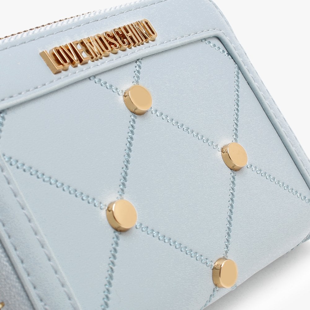 Studded Blue Coin Purse