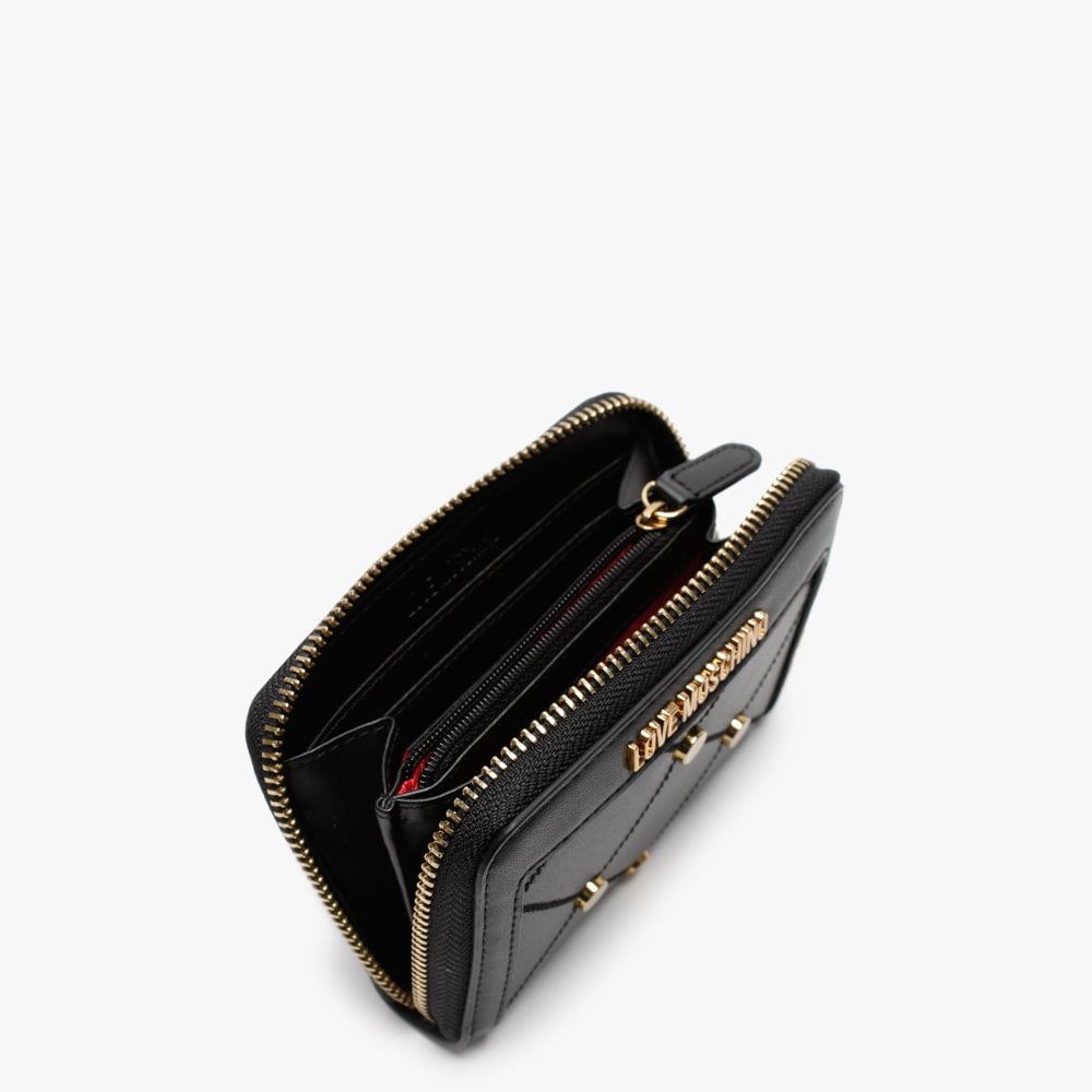 Studded Black Coin Purse