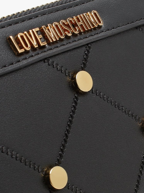 Studded Black Coin Purse