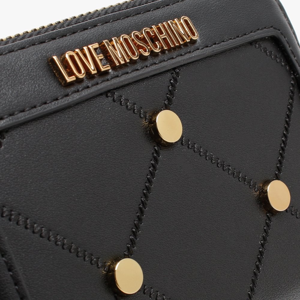Studded Black Coin Purse