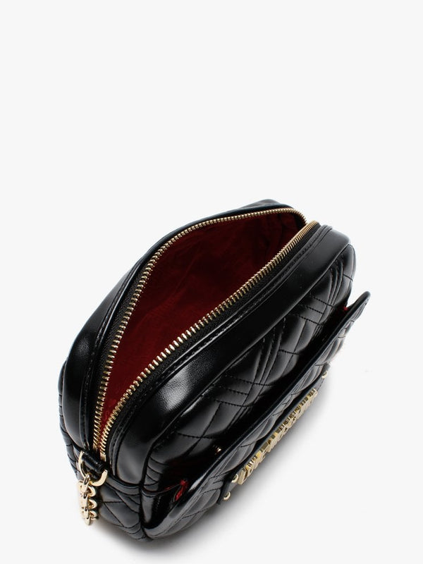 Quilted Black Cross-Body Bag