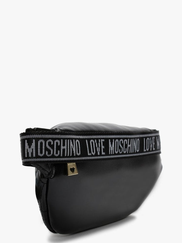 Quilted Black Belt Bag