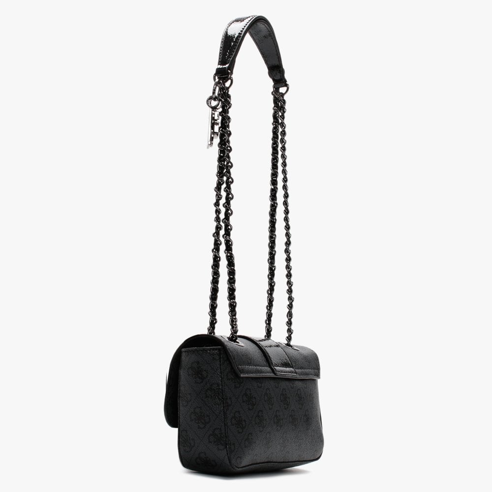 Logo City Coal Shoulder Bag