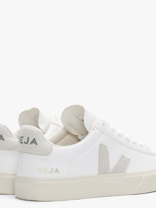 Campo White Natural Leather Trainers