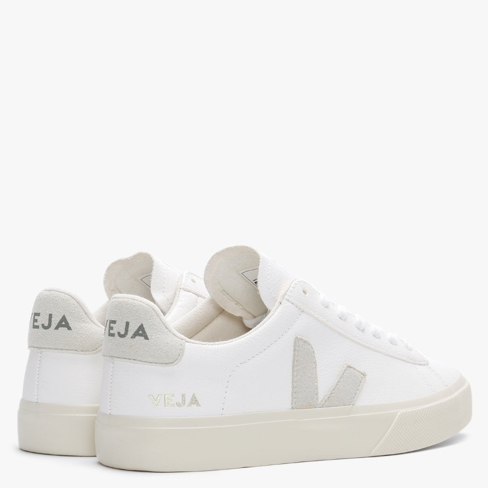 Campo White Natural Leather Trainers