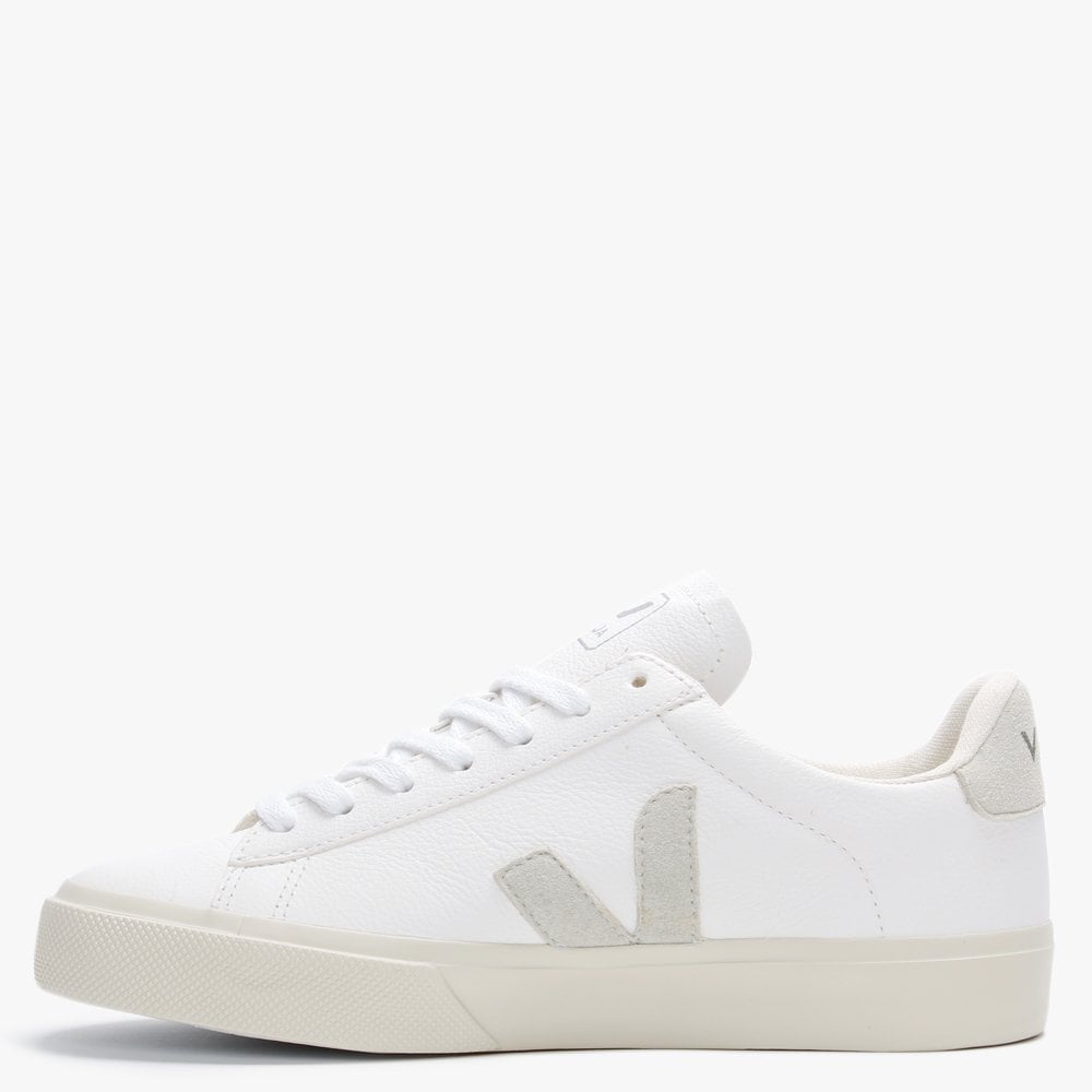 Campo White Natural Leather Trainers