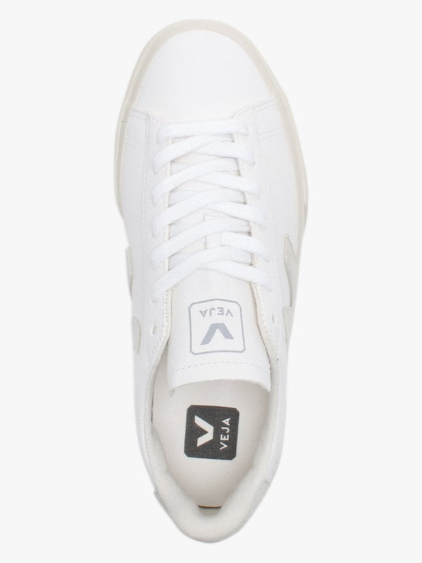 Campo White Natural Leather Trainers