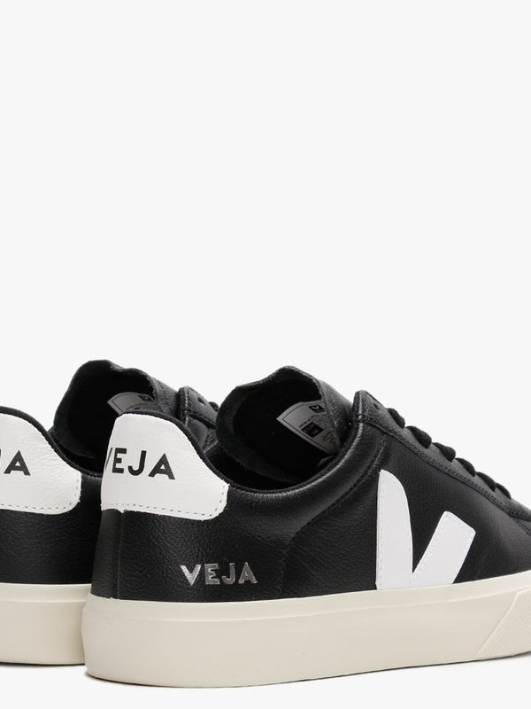 Campo Easy Black White Leather Trainers