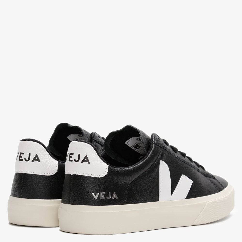 Campo Easy Black White Leather Trainers