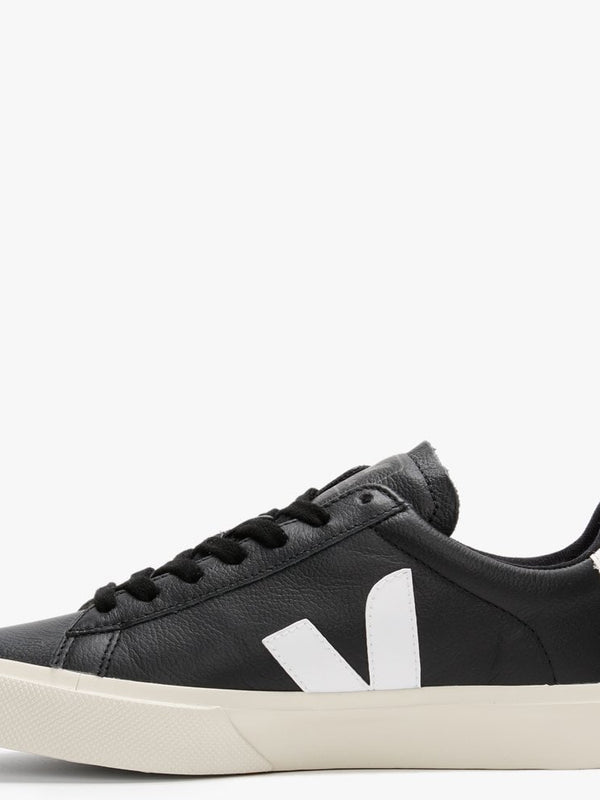 Campo Easy Black White Leather Trainers