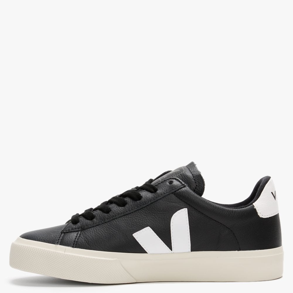 Campo Easy Black White Leather Trainers
