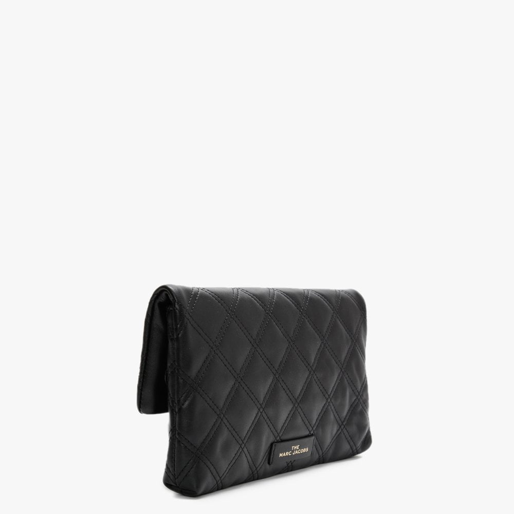Sofia Loves Black Leather Clutch Bag