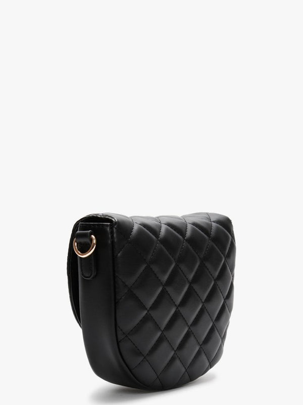 Ocarina Black Quilted Shoulder Bag