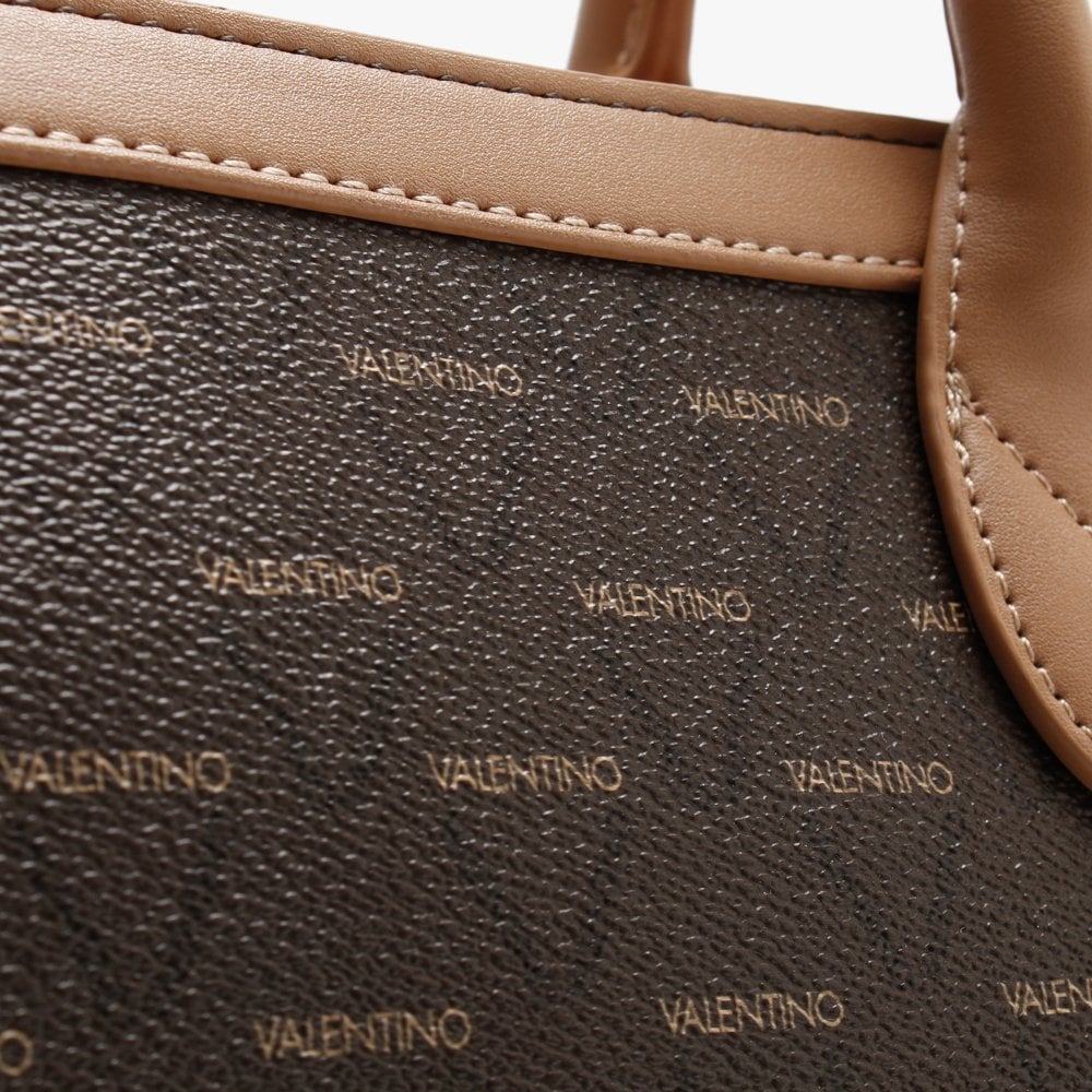 Liuto Tan Repeat Logo Shoulder Bag