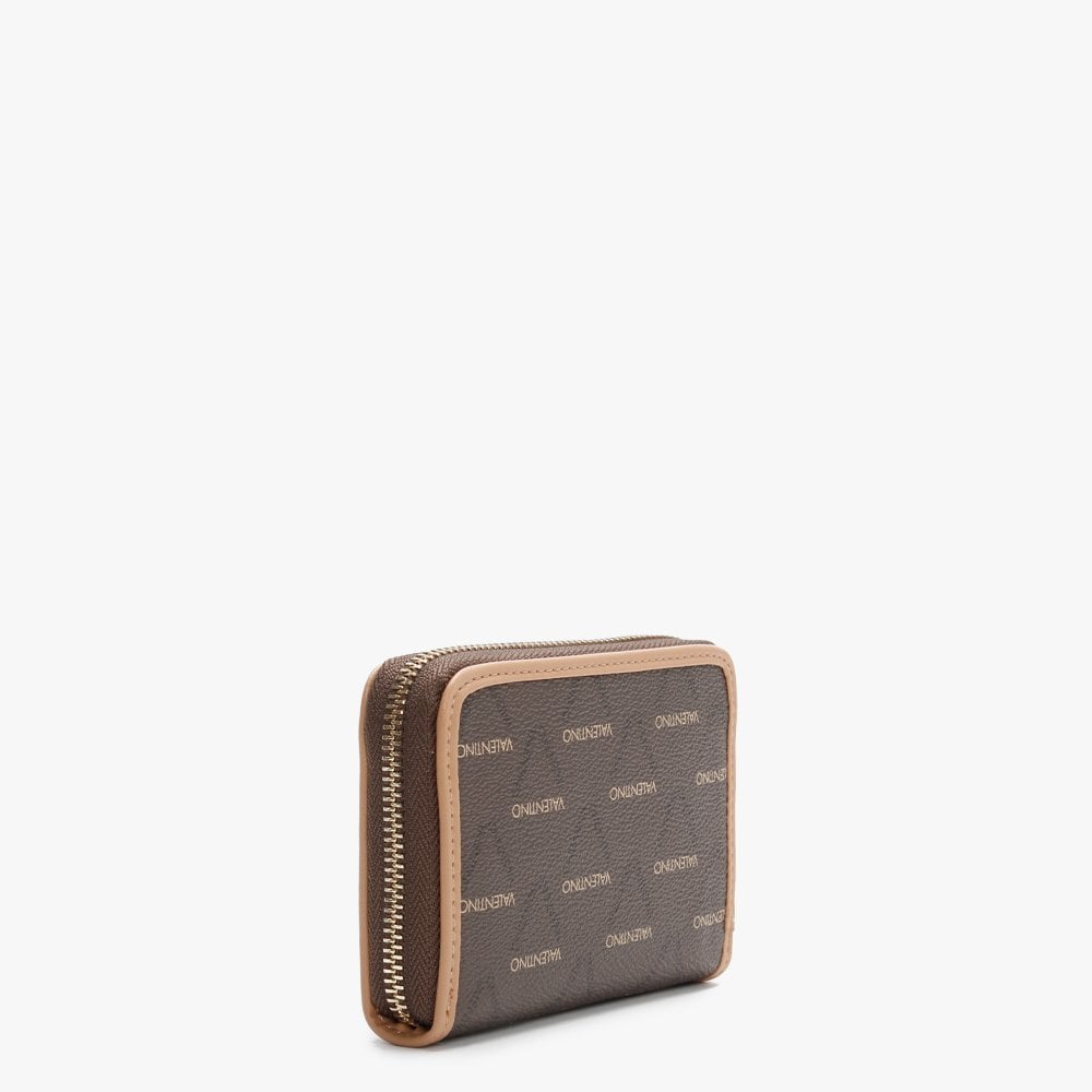 Liuto Tan Repeat Logo Coin Purse