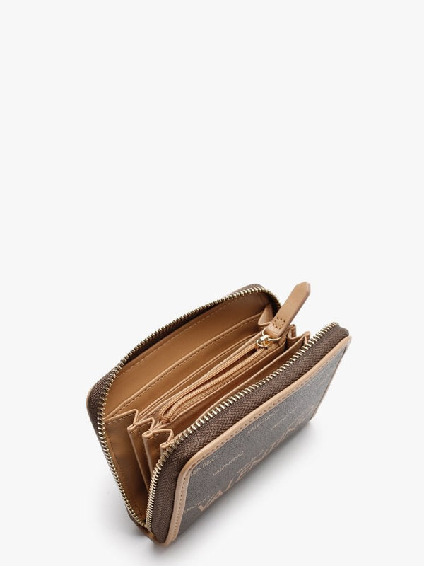 Liuto Tan Repeat Logo Coin Purse