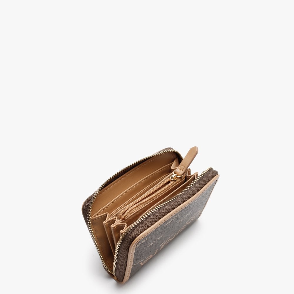 Liuto Tan Repeat Logo Coin Purse