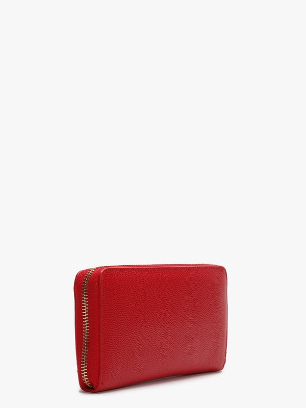 Divina Red Zip Around Wallet