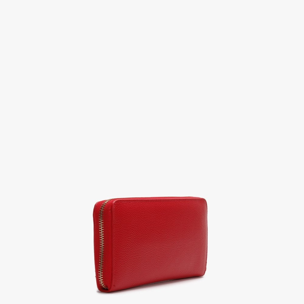 Divina Red Zip Around Wallet
