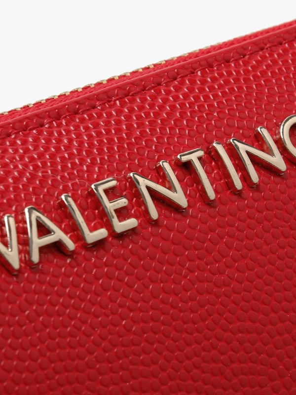 Divina Red Zip Around Wallet