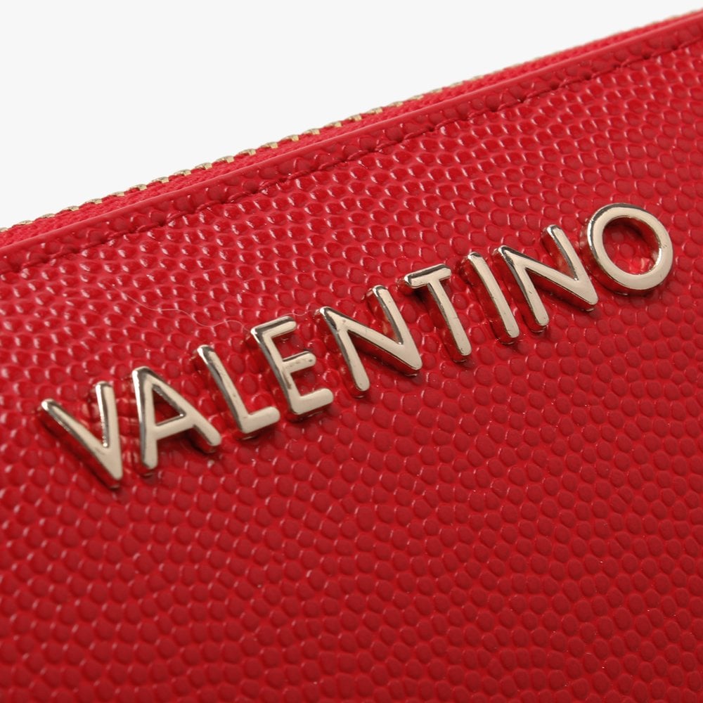 Divina Red Zip Around Wallet