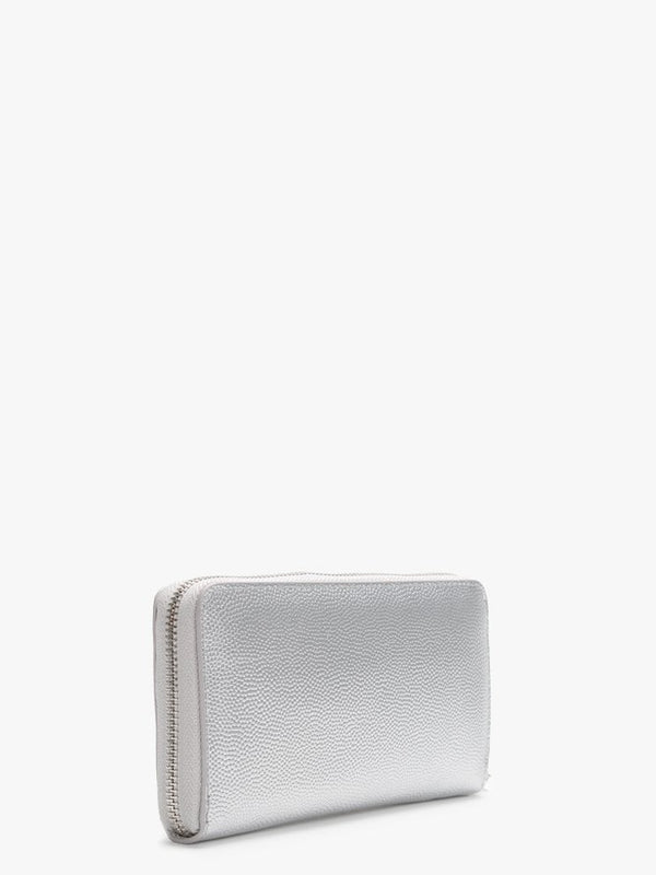 Divina Silver Zip Around Wallet