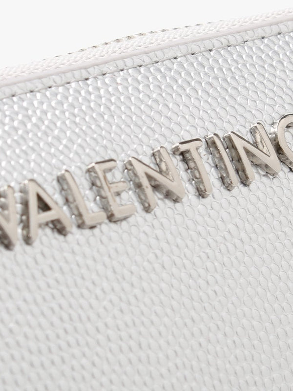 Divina Silver Zip Around Wallet