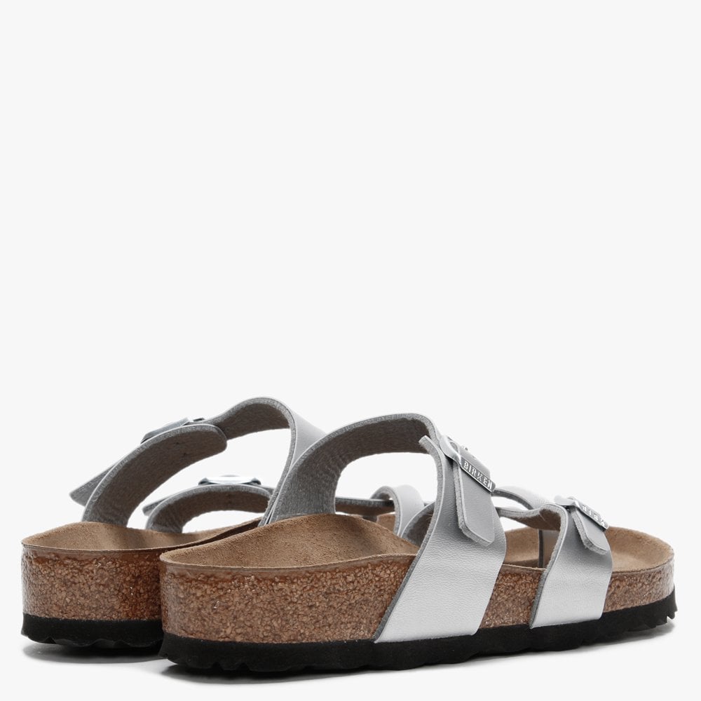 Mayari Silver Birko-Flor Thong Sandals