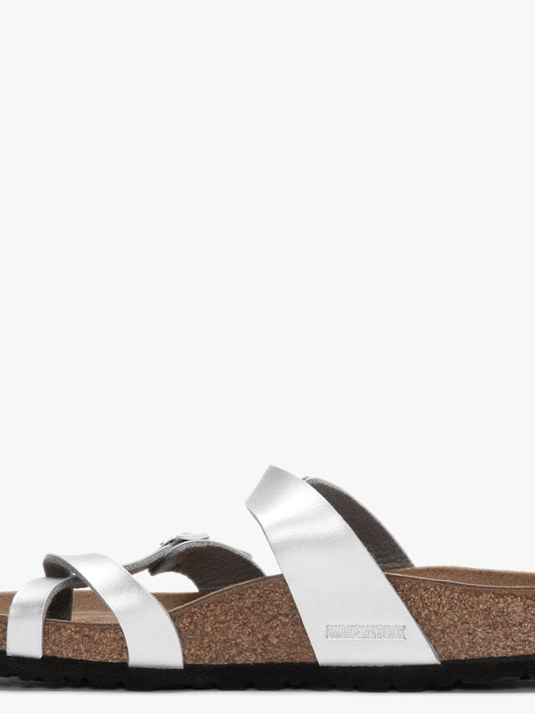 Mayari Silver Birko-Flor Thong Sandals