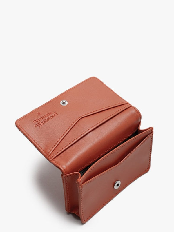 Johanna Orange Vegan Card Holder