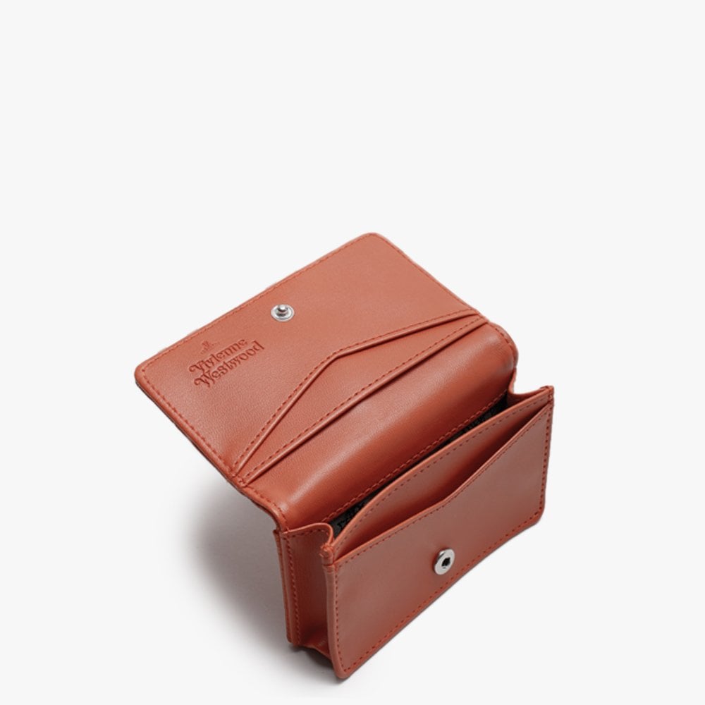 Johanna Orange Vegan Card Holder