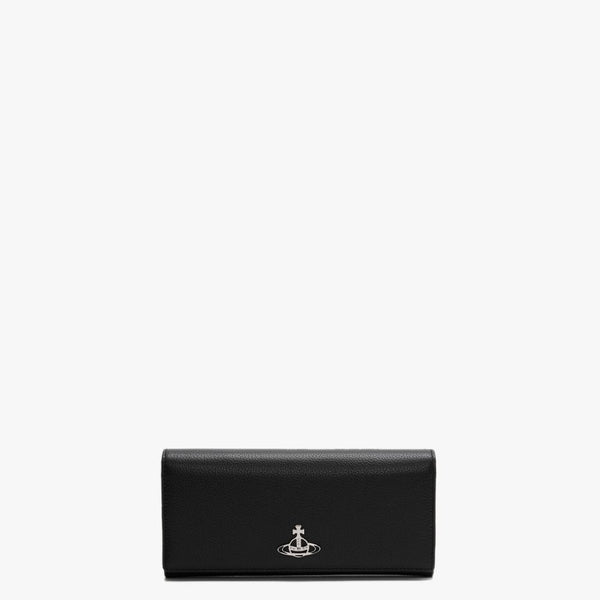 Windsor Black Leather Card Holder Wallet