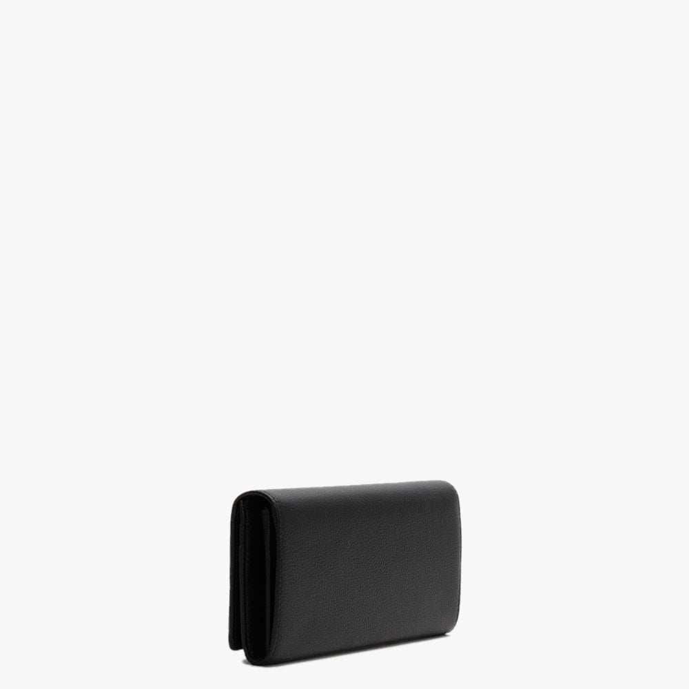 Windsor Black Leather Card Holder Wallet