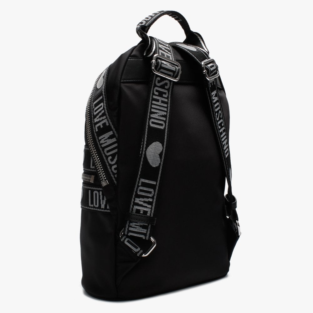 Logo Black Nylon Blackpack