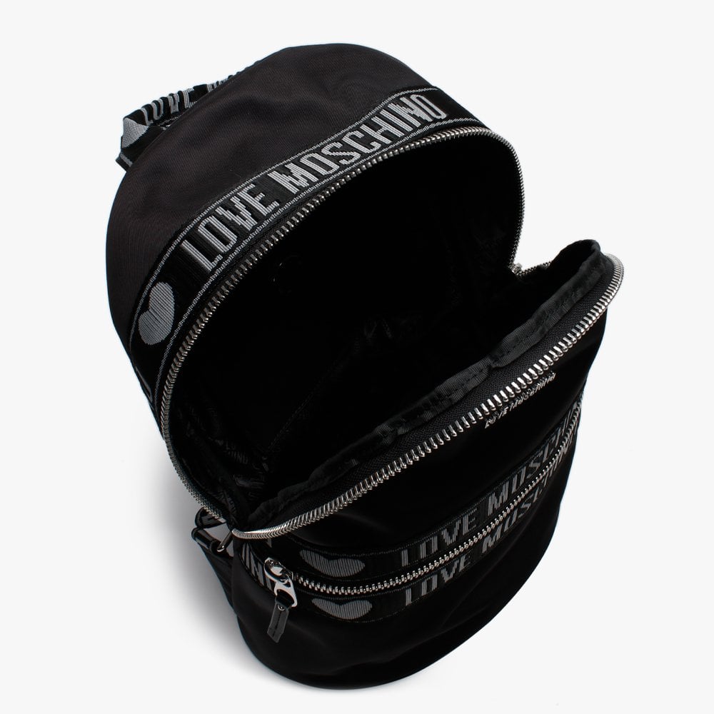Logo Black Nylon Blackpack