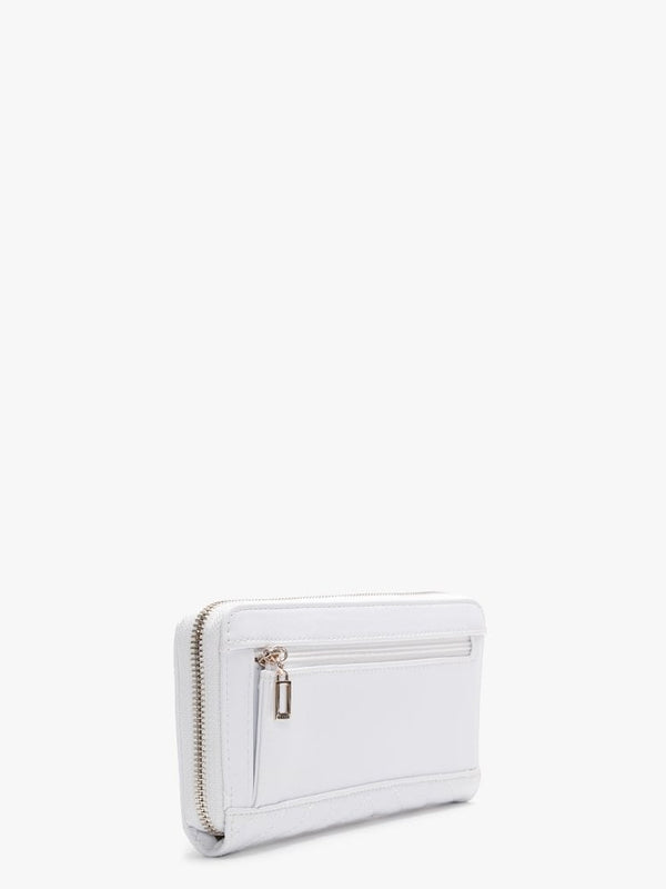 Blakely Zip Around White Wristlet Wallet