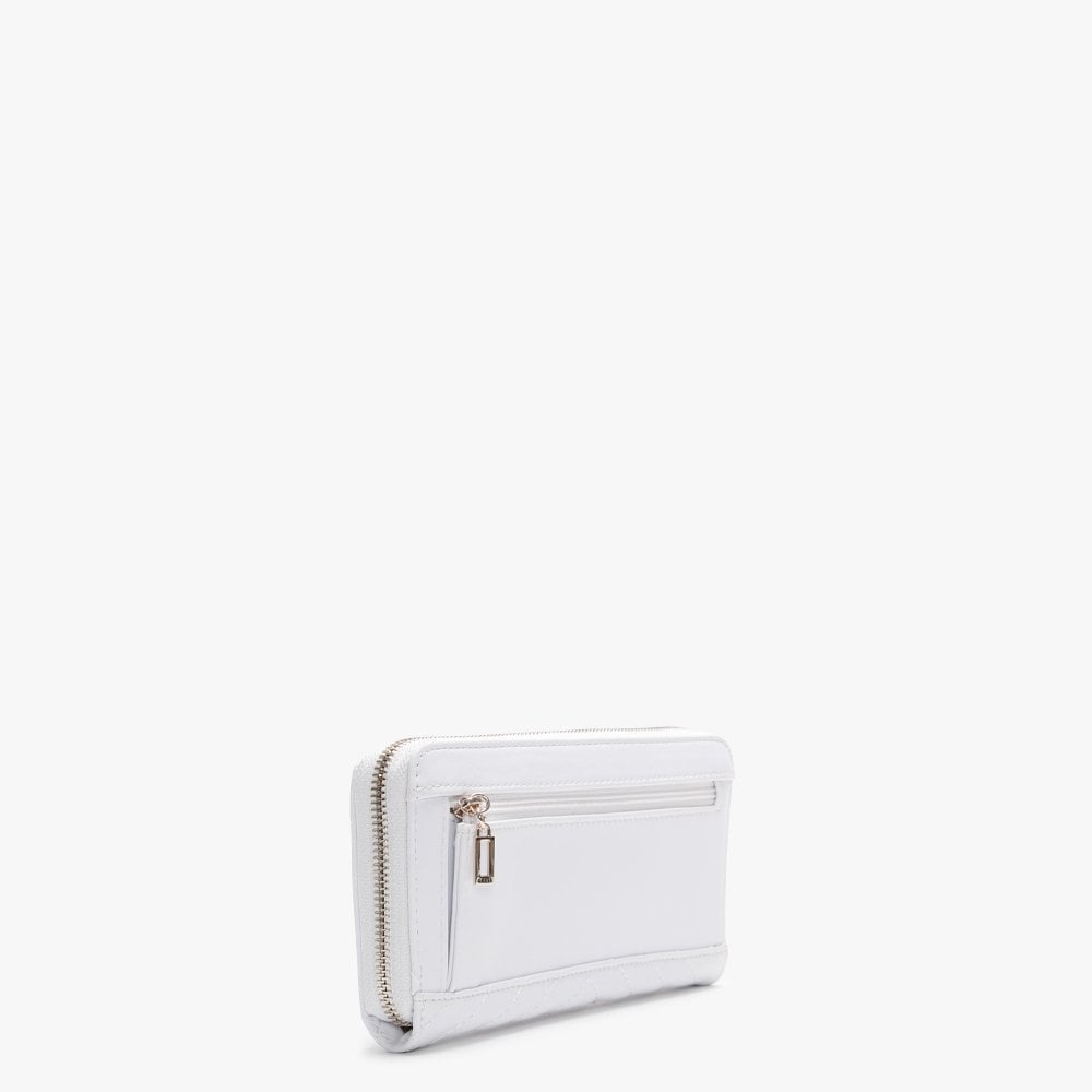 Blakely Zip Around White Wristlet Wallet