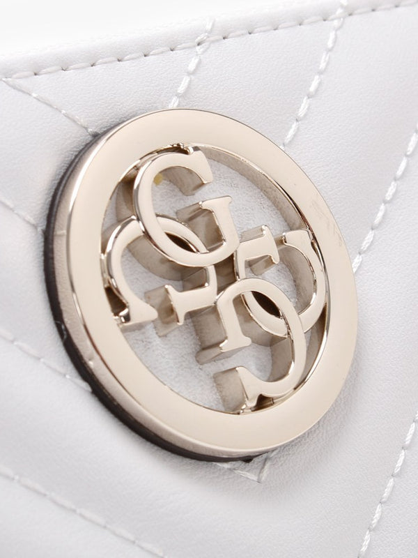 Blakely Zip Around White Wristlet Wallet
