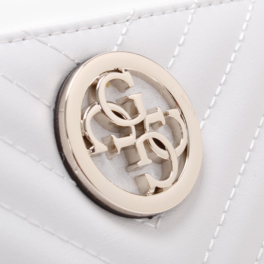 Blakely Zip Around White Wristlet Wallet