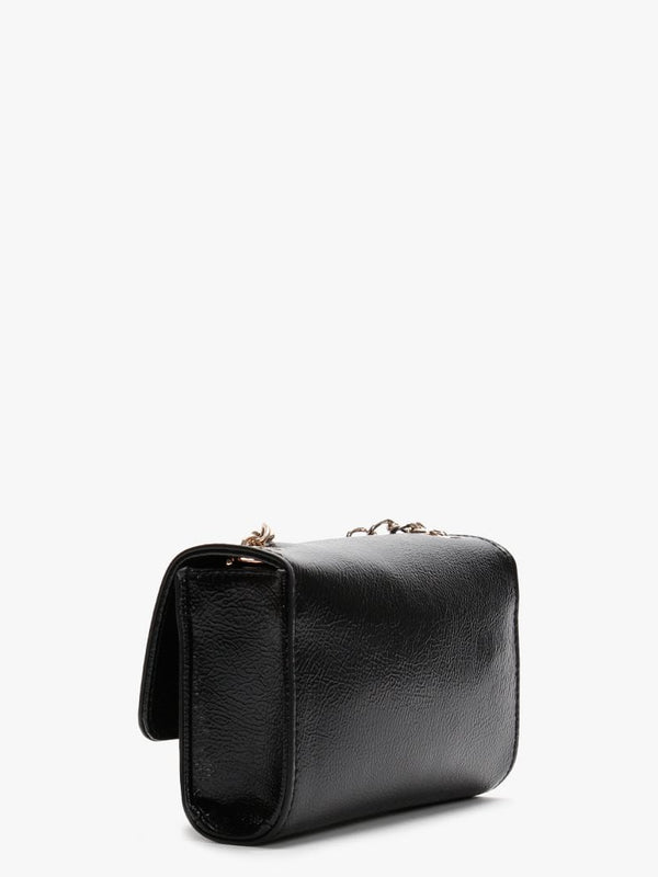 Oboe Black Textured Cross-Body Bag