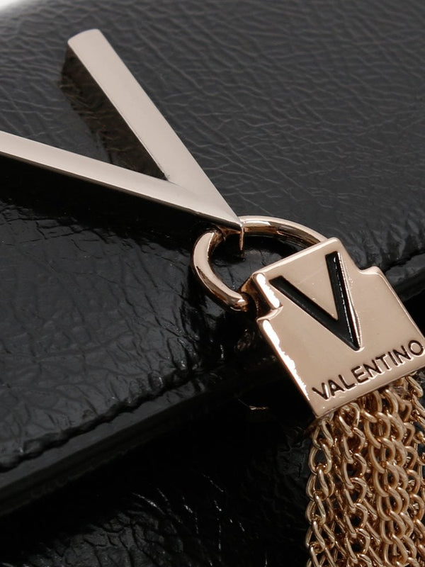 Oboe Black Textured Cross-Body Bag