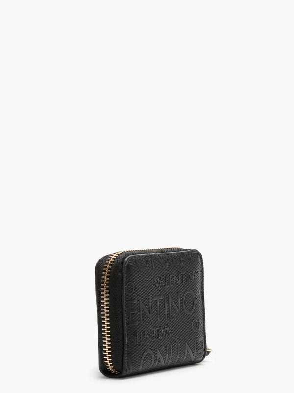 Dory Black Logo Zip Around Coin Purse
