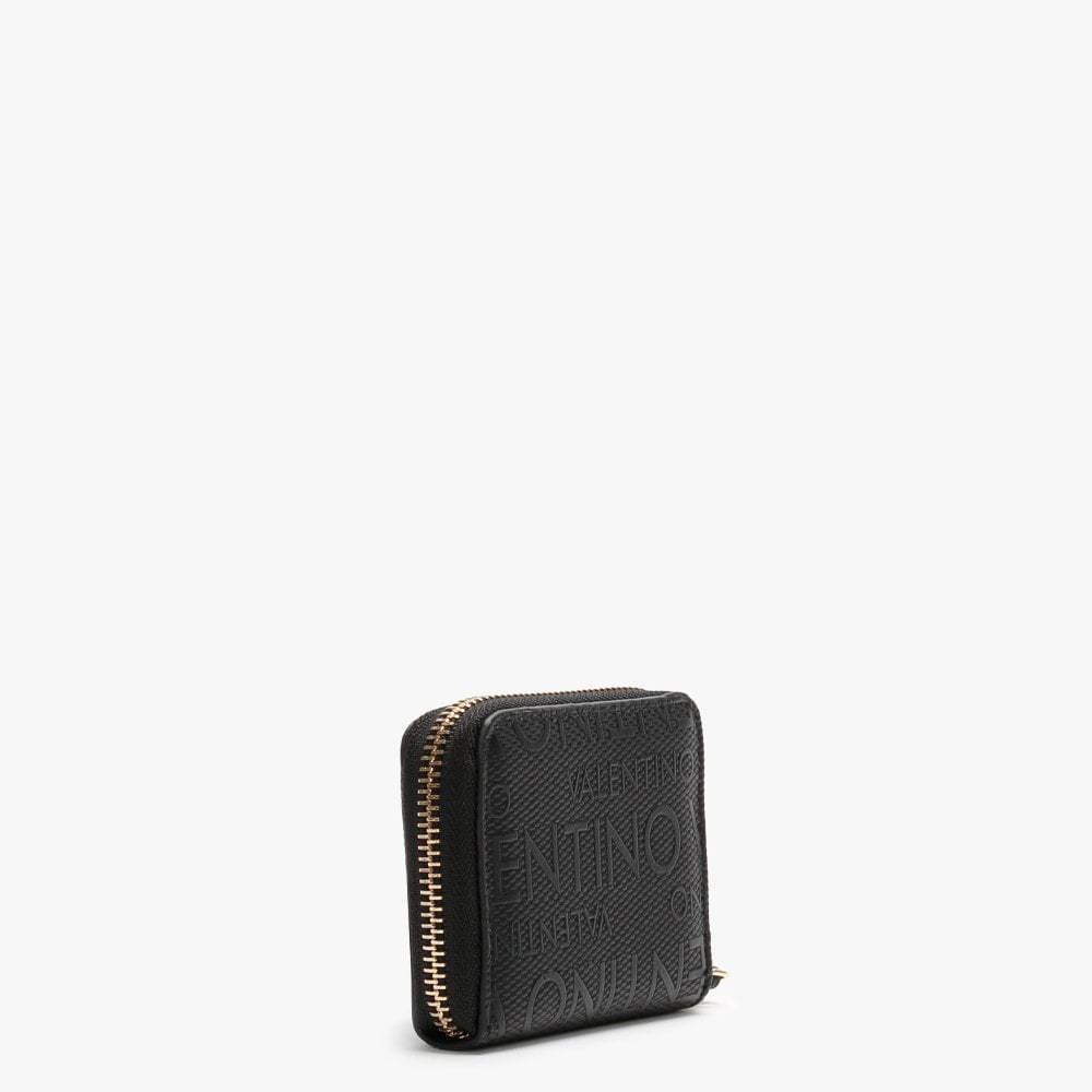 Dory Black Logo Zip Around Coin Purse