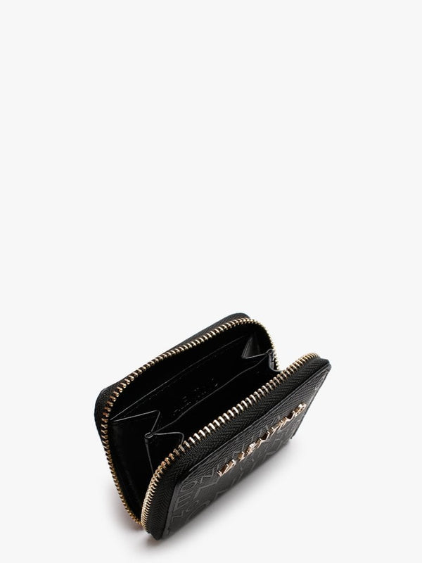 Dory Black Logo Zip Around Coin Purse