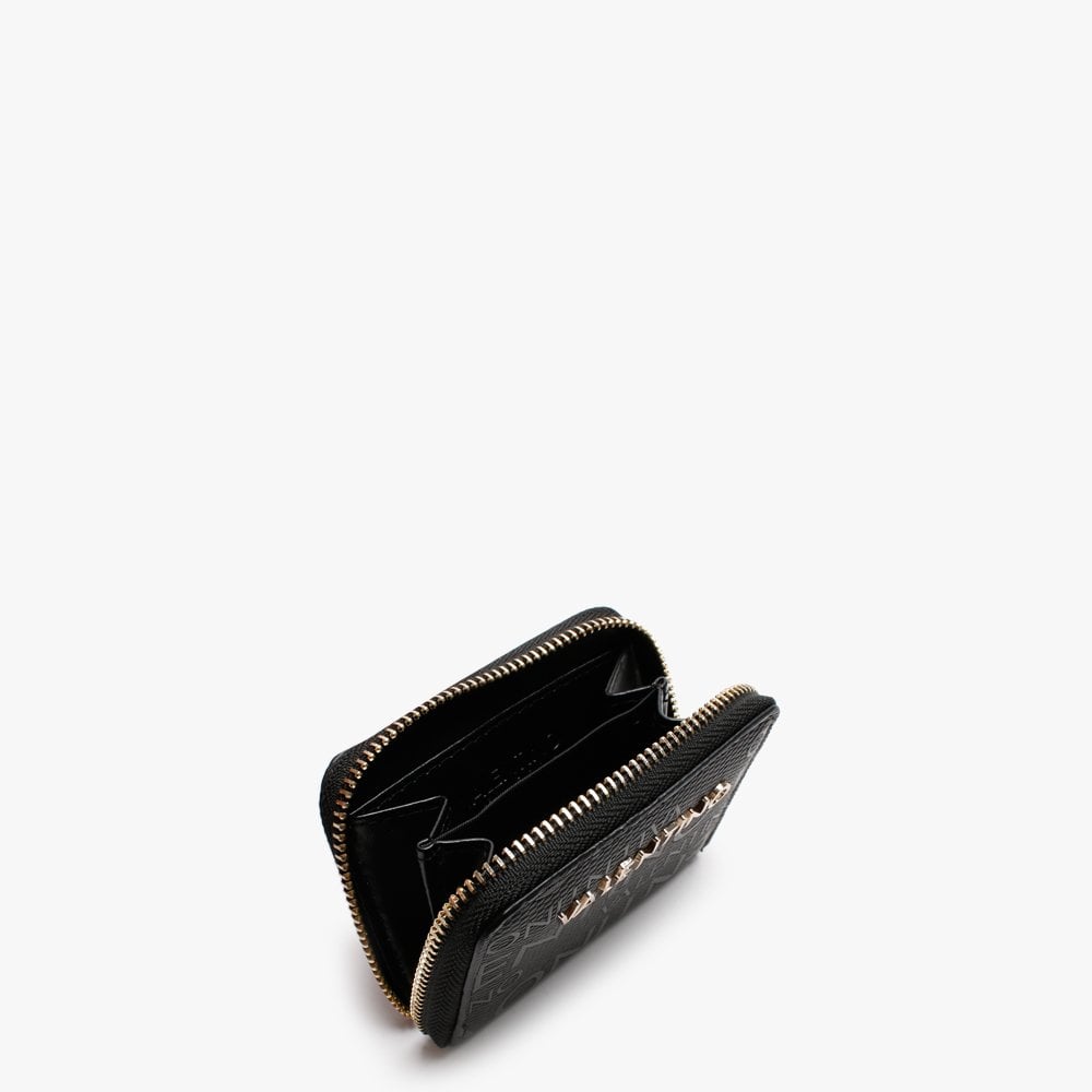 Dory Black Logo Zip Around Coin Purse