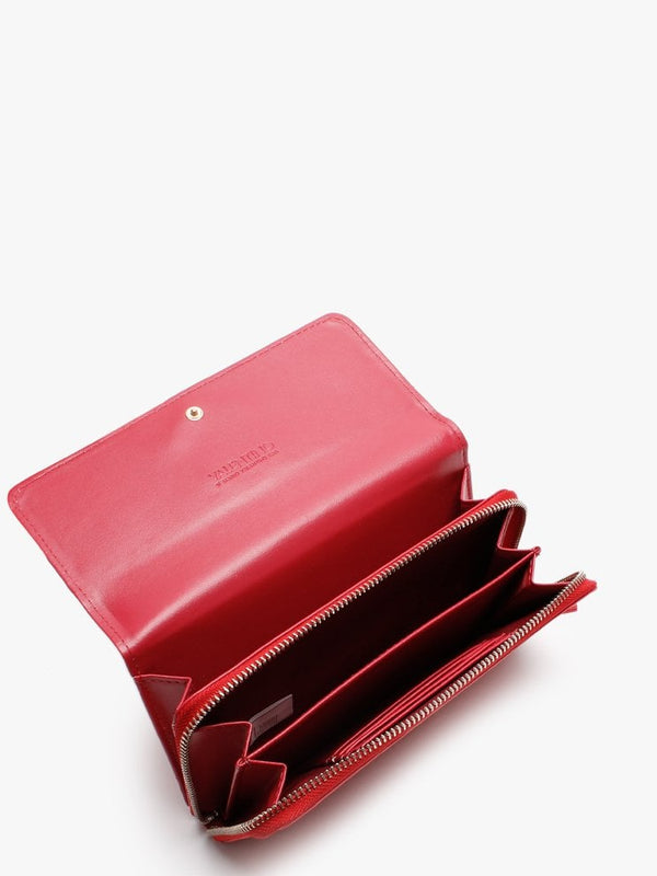 Sax Pebbled Red Pochette